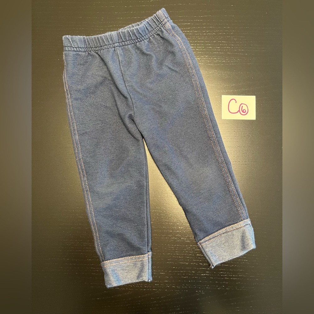 ⭐️5/$10.00⭐️ Jean Style 9-12m Leggings